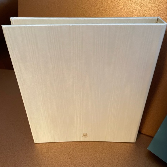 Lenox Wedding Guest Book,Lenox China Wedding Bells on Front, new in original box - Picture 4 of 10